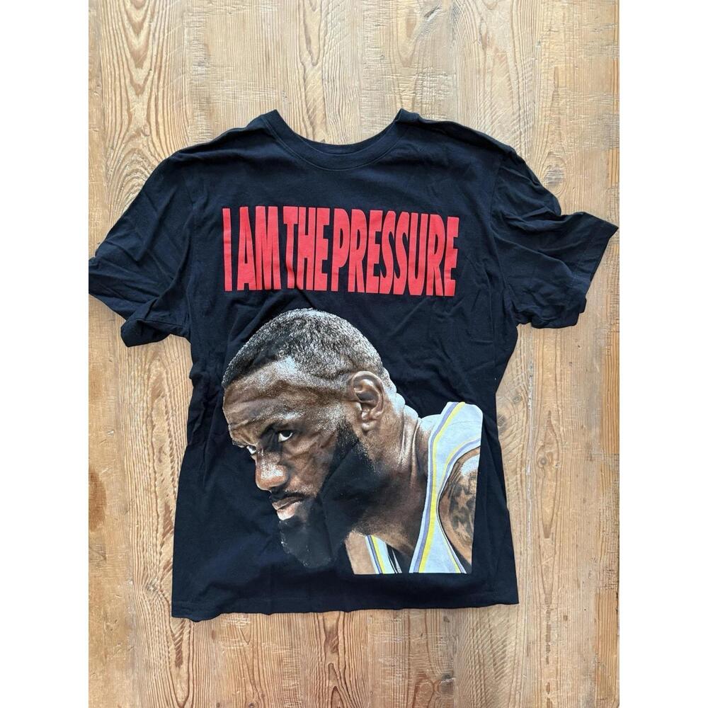 Lebron James I Am The Pressure Mens T-Shirt arge